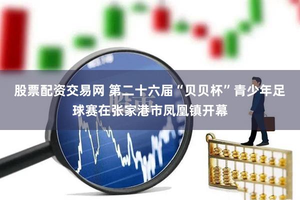 股票配资交易网 第二十六届“贝贝杯”青少年足球赛在张家港市凤凰镇开幕